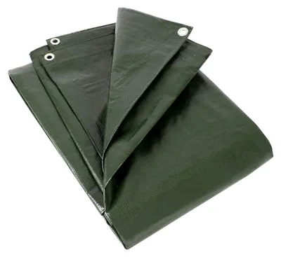 Produktbild von PE-Abdeckplane PolyTarp - Gewebeplane - 210 g/m² - grün 5,0 m x 8,0 m
