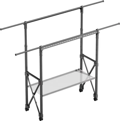 Produktbild von Faltbarer Wäscheständer mit 38 Windschutzlöchern, Aluminiumrahmen