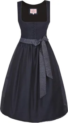 Produktbild von Dirndl Ellgau 70cm Länge blau 42
