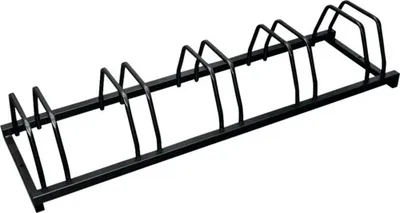 Produktbild von Fahrradständer für 5 Räder schwarz pulverbeschichtet