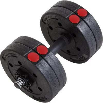 Productafbeelding van Verstelbare Dumbbellset van 10 kg voor krachttraining en gewichtheffen