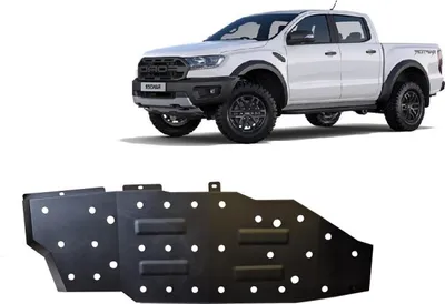 Image de Protection anti-encastrement en acier pour réservoir de carburant Ford Ranger Raptor