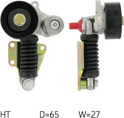 Produktbild von SKF VKM 32025 Spannrolle Keilrippenriemen für ALFA ROMEO 156 (932) für LANCIA THESIS (841AX)