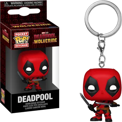 Produktbild von Tasche POP Schl&#252 sselanh&#228 nger Marvel Deadpool & Wolverine Deadpool