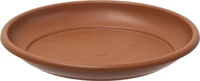 Produktbild von TeraPlast™ Untersetzer AURA rund Clay braun 16 cm - Kunststoff