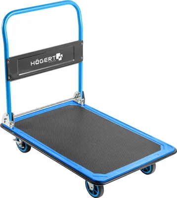 Handwagen Heavy Duty 900x600 mm, bis 300 kg, klappbar, 4 Rollen