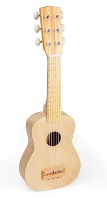 Produktbild von BigJigs Holz Gitarre Spielzeug für Kinder - Akustisches Instrument