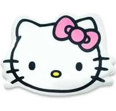 Produktbild von Herding Sanrio Hello Kitty Face 36 Cm Kissen Rosa  Rosa One Size
