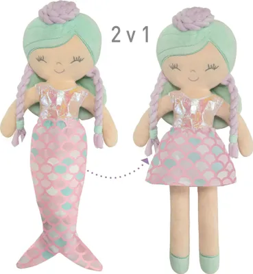 Obrázek produktu pro DeCuevas 20041 Plyšová panenka 2v1 OCEAN FANTASY - 36 cm s kolébkou