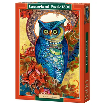 Zdjęcie produktu dla Castorland Puzzle 1500 Sowa: Relaksująca Układanka Dla Dorosłych