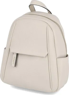 Produktbild von L.Credi Damen Rucksack Citypack Daypack OVIDIA Beige Creme Kunstleder vegan