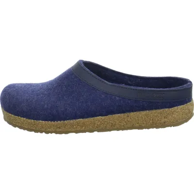 Zdjęcie produktu dla Haflinger kapcie damskie Grizzly Torben filc wełniany 713001, rozmiar:44 EU, kolor:Niebieski