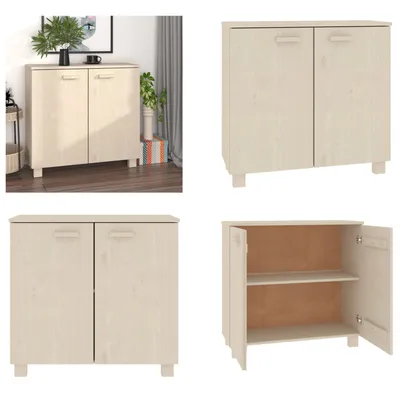 Produktbild von vidaXL Sideboard HAMAR Honigbraun 85x35x80 cm Massivholz Kiefer - Sideboard - Sideboards - Holz Sideboard - Massivholz Sideboard
