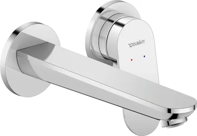 Einhebel-Waschtischarmatur, Projektion 202 mm, Chrom