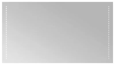 Zdjęcie produktu dla Lustro do łazienki LED vidaXL, przezroczne, 90 x 50 cm, szkło hartowane