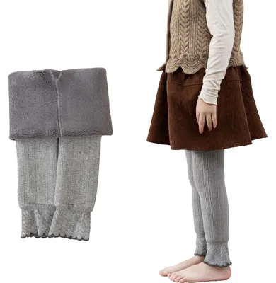 Zdjęcie produktu dla Damskie legginsy termoaktywne, zimowe, ciepłe, bawełniane, szare, rozmiar XXL