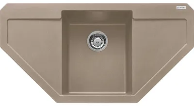 Obrázek produktu pro FRANKE MARIS MRG 612-E Rohové umyvadlo / Fraganit / Kašmír / Tlačítko / 45 cm
