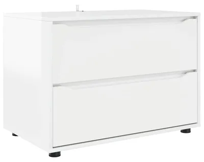 Obrázek produktu pro vidaXL Úložná skříňka ve vysokém lesku bílá 80 x 48 x 57 cm