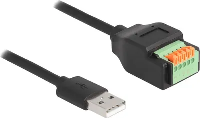 Immagine prodotto di DELOCK USB 2.0 Kabel Typ-A St > Terminalblock Adapter 15cm