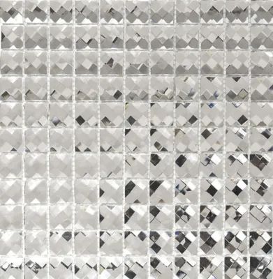 Produktbild von Mosani MOS130-0208_f, Mosaik, Glas, Silber, Indoor, Rechteck, 300 mm
