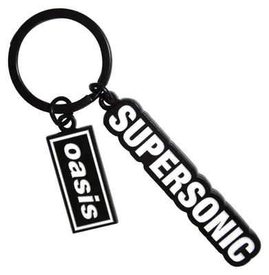 Obrázek produktu pro Oasis – přívěsek na klíče „Supersonic“, logo RO16079 (jedna velikost) (černý)