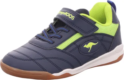 Produktbild von KangaROOS Kinder-Indoorschuh-Sportschuh-Hallenschuh Backyard 2.0 EV Blau-Grün, Farbe:blau, EU Größe:30