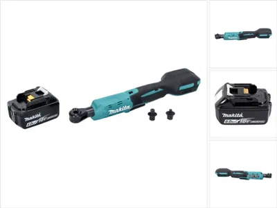 Produktbild von Makita DWR 180 G1 Akku Ratschenschrauber 18 V 47,5 Nm 1/4" 3/8" + 1x Akku 6,0 Ah - ohne Ladegerät