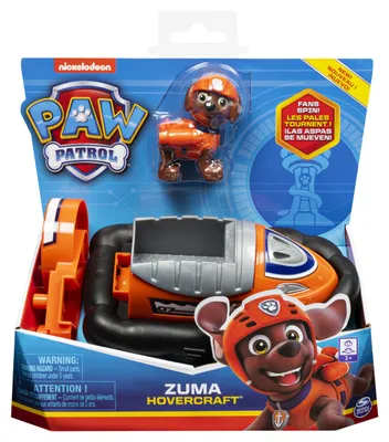 Produktbild von Spin Master 25995 - Paw Patrol Luftkissenboot-Fahrzeug mit Zuma-Figur
