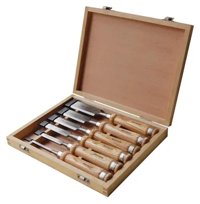Produktbild von Holzmann Stemmeisen-Set, 6-teilig, 6-38 mm SES6TLG (Stemmeisen Stemmeisensatz)