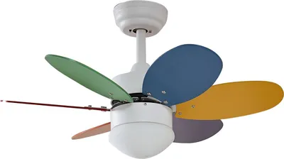 Produktbild von Lindby Deckenventilator mit Licht Litur, leise, Ø 77 cm, E27