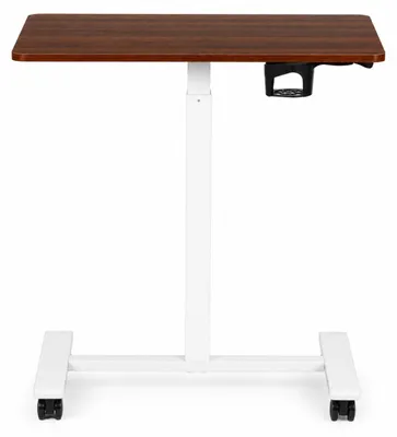Produktbild von Laptoptisch MILO höhenverstellbar, Holzoptik - Weiß