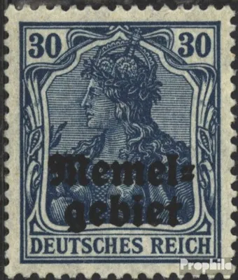 Produktbild von Briefmarken Memelgebiet 1920 Mi 15 postfrisch Germania-Aufdruck
