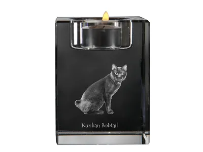 Image de Art-Dog Photophore pour bougie chauffe-plat – Bobtail kurilien
