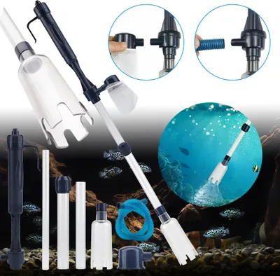 Produktbild von Elektrische Mulmsauger Aquarium Kies Reiniger Siphon Staubsauger Kiesreiniger für Aquarium Wasserwechsel