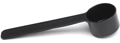 Immagine prodotto di Mestolo da caffè in plastica - Reutilizzabile - 15 g/30 ml - Lunghezza 12,2 cm - Nero