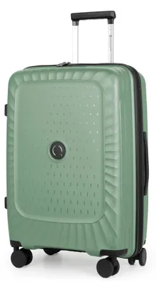 Immagine prodotto di Kotti - Valigia da viaggio espandibile, con robusta struttura in PP, trolley sostenibile, taglia M / 65 cm / 65-74 L / capacità bagagli da 15-20 kg - Trolley rigido, con serratura TSA, colore verde menta
