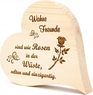 Produktbild von Zirbenherz Wahre Freunde 12cm