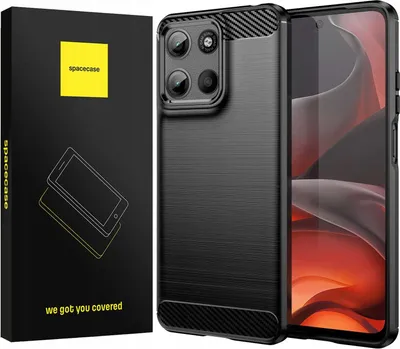 Obrázok produktu pre Ochranné puzdro SPACECASE Carbon pre Moto G15/G15 Power čierne