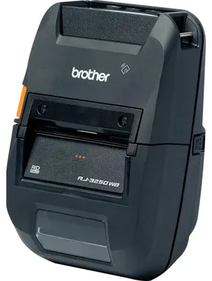 Zdjęcie produktu dla Brother RJ3250WBL, bezpośrednio termiczny, 203 x 203 DPI, 127 mm/s, Bezprzewodowy, Czarny