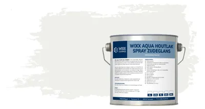 Productafbeelding van Wixx Aqua Houtlak Spray Zijdeglans - RAL 9016 | Verkeerswit - 5L