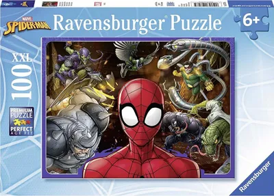 Zdjęcie produktu dla Ravensburger Spider-Man, 100 szt., Komiksy, 6 lat(a)