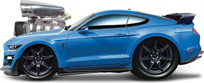 Obrázok produktu pre Maisto - Muscle Machines - 2020 Mustang Shelby GT500, modrý, 1:64