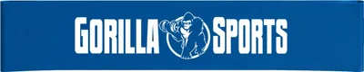 Produktbild von GORILLA SPORTS® Widerstandsbänder - 0,8mm, Rutschfest, aus Latex, Blau - Resistance bands, Fitnessbänder, Gymnastikband, Krafttraining, Trainingsband
