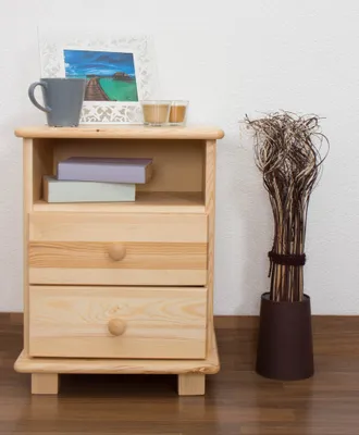 Produktbild von Nachtkommode Natur 55x42x35 (HxBxT) Kiefer