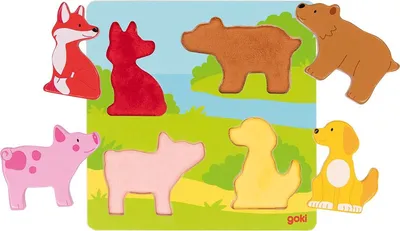 Produktbild von Fühlpuzzle Tiere