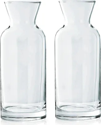 Produktbild von Karaffe 0,5 Liter 2er Set mit CE Eichstrich Wasser, Saft Wein, Misura …