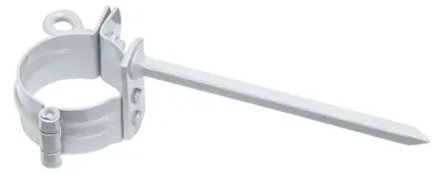 Produktbild von INEFA Rohrschelle mit Schlagstift 110mm x DN50 Weiß