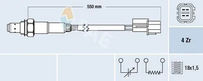 Produktbild von FAE Lambdasonde für HYUNDAI SANTA FÉ I (SM) 77347