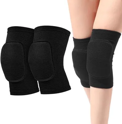 Image de Genouillère élastique en mousse pour le sport, la danse, le volley-ball, le football, le yoga, le tennis, le vélo et la course à pied