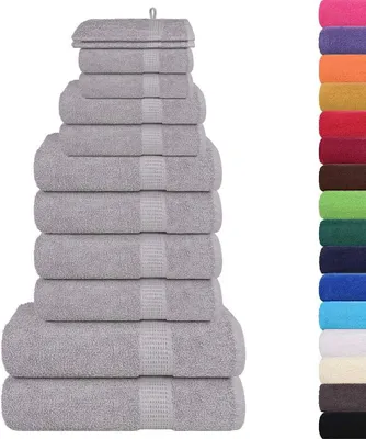 Immagine prodotto di Set di asciugamani 12 pezzi FROGN Grigio 360 g/m²
